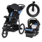 Baby Trend Expedition Zero Flat Jogging Stroller Travel System with LED Lights