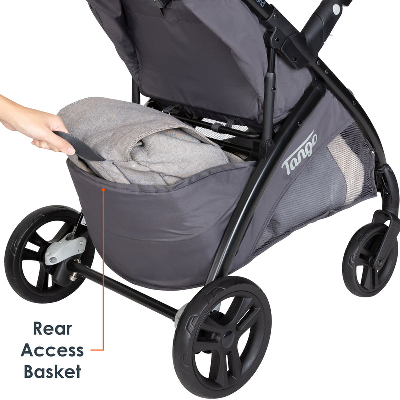 Baby Trend Tango Stroller rear access basket