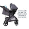 Baby Trend Tango Stroller combine with the Ally 35 Infant Car Seat to create a travel system