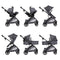 Baby Trend Sonar Switch 6-in-1 Modular Stroller riding options