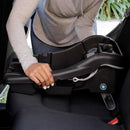 Load image into gallery viewer, A mom is installing the Baby Trend EZ-Lift PLUS Infant Car Seat using the recline flip foot