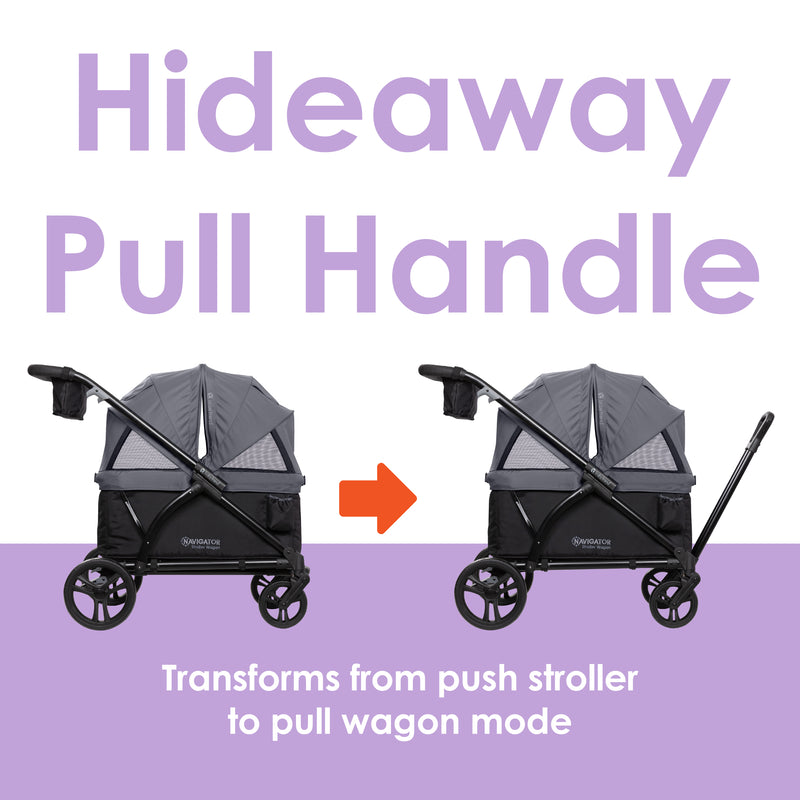 Navigator® 2-in-1 Stroller Wagon - Dash Black (Exclusive)