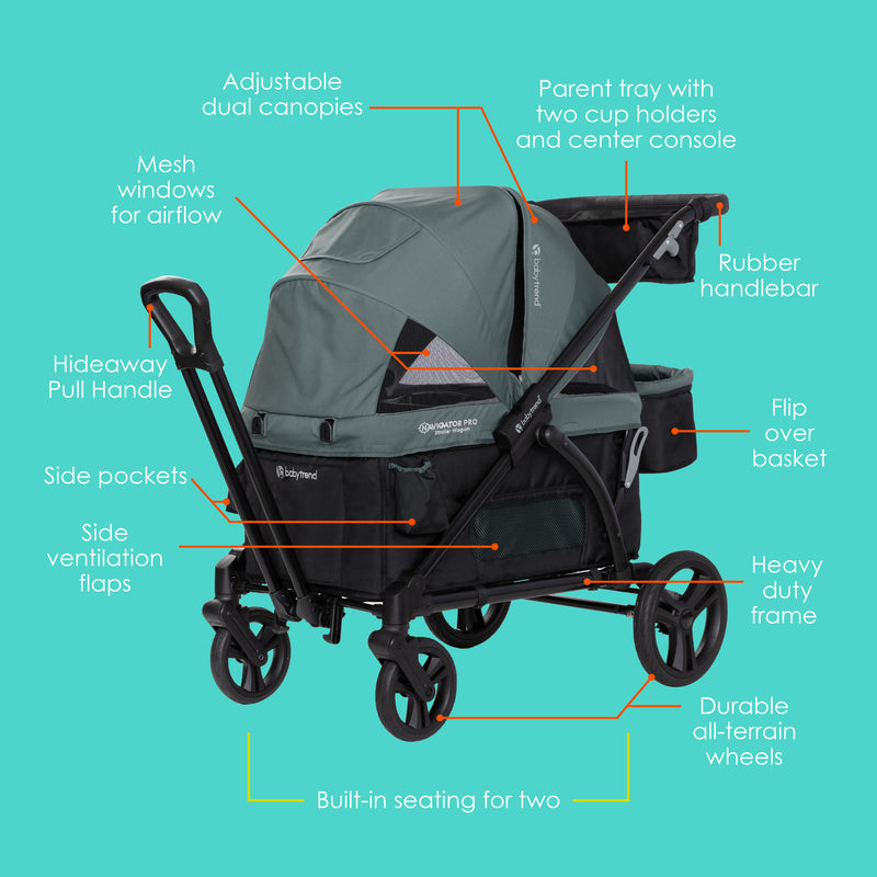 Navigator® PRO 2-in-1 Stroller Wagon