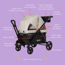 Load image into gallery viewer, Navigator® 2-in-1 Stroller Wagon - Desert Tan (Walmart Exclusive)