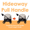 Load image into gallery viewer, Navigator® 2-in-1 Stroller Wagon - Desert Tan (Walmart Exclusive)