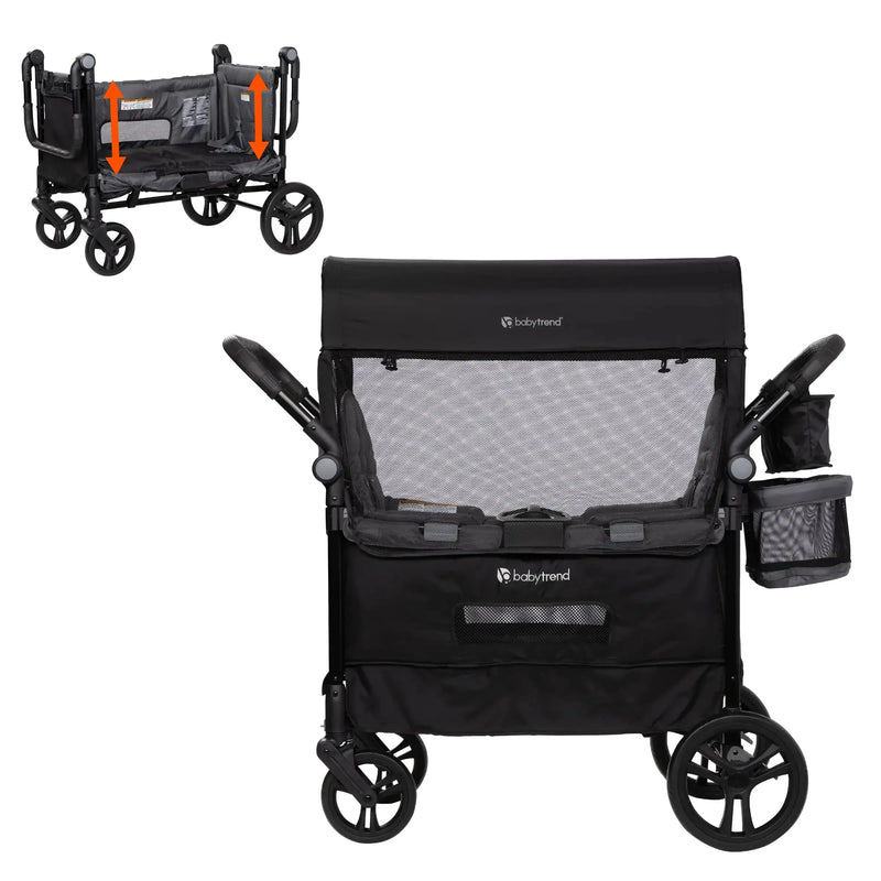 Quest 3-in-1 Stroller Wagon in Desert Black (Walmart Exclusive)