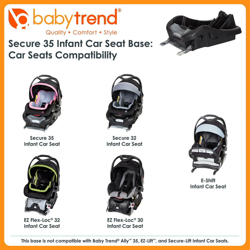 Baby Trend Secure 35 infant car seat base compatibility car seat